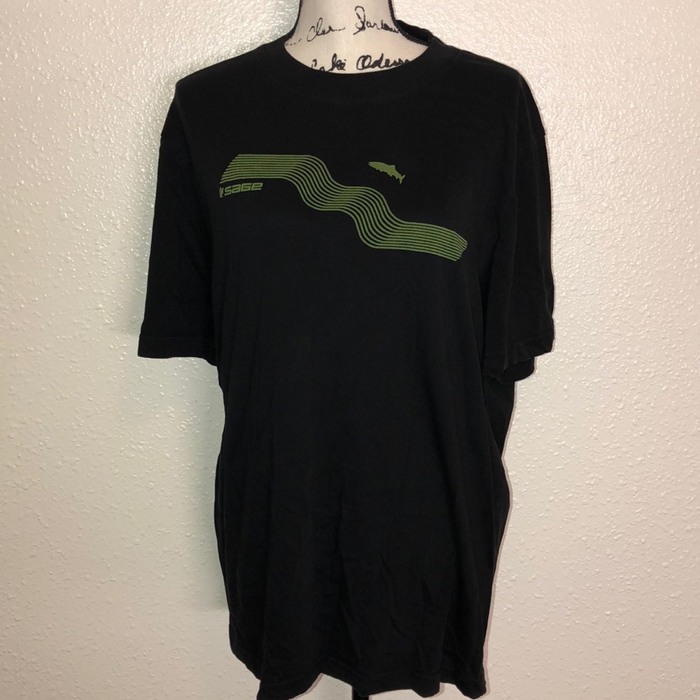 Sage fishing tee